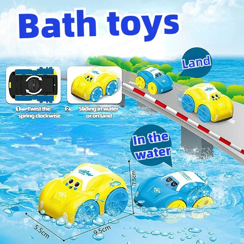 "JOUET" Voitures amphibies flottantes pour le bain et surface d'eau