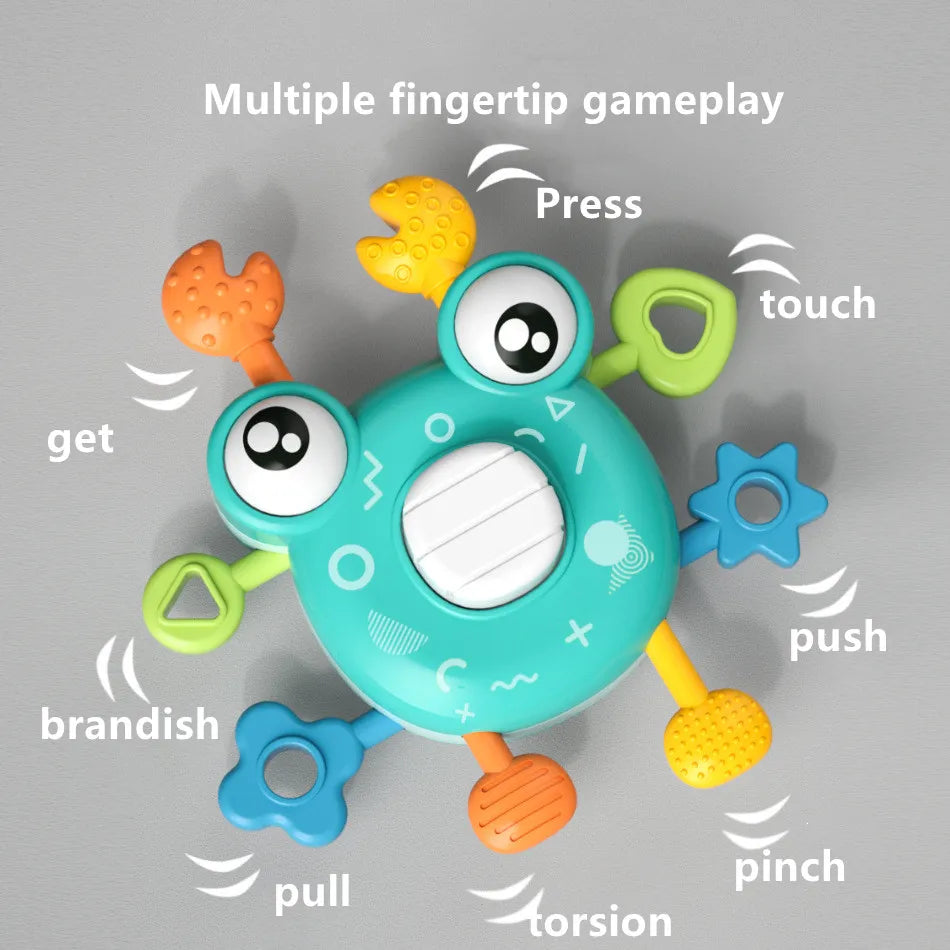 New Fun Baby Finger Exercise Game Newborn Baby Rattles Mobiles Hanging Bell Early Education Toys 0-24 Months For Children Gifts