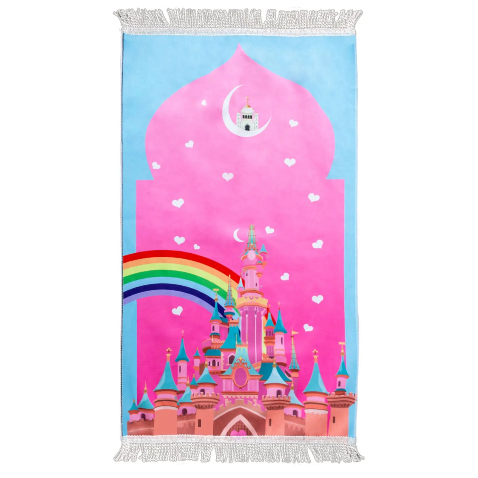 "SPECIAL RAMANDAN" Prayer mat for Muslim children, and Ramadan gifts for kids. Kids Prayer Mat Muslim Islam Kids Prayer Rug Portable Travel Praying Mats Salah Mat Eid Ramadan Gift for Kids Janamz