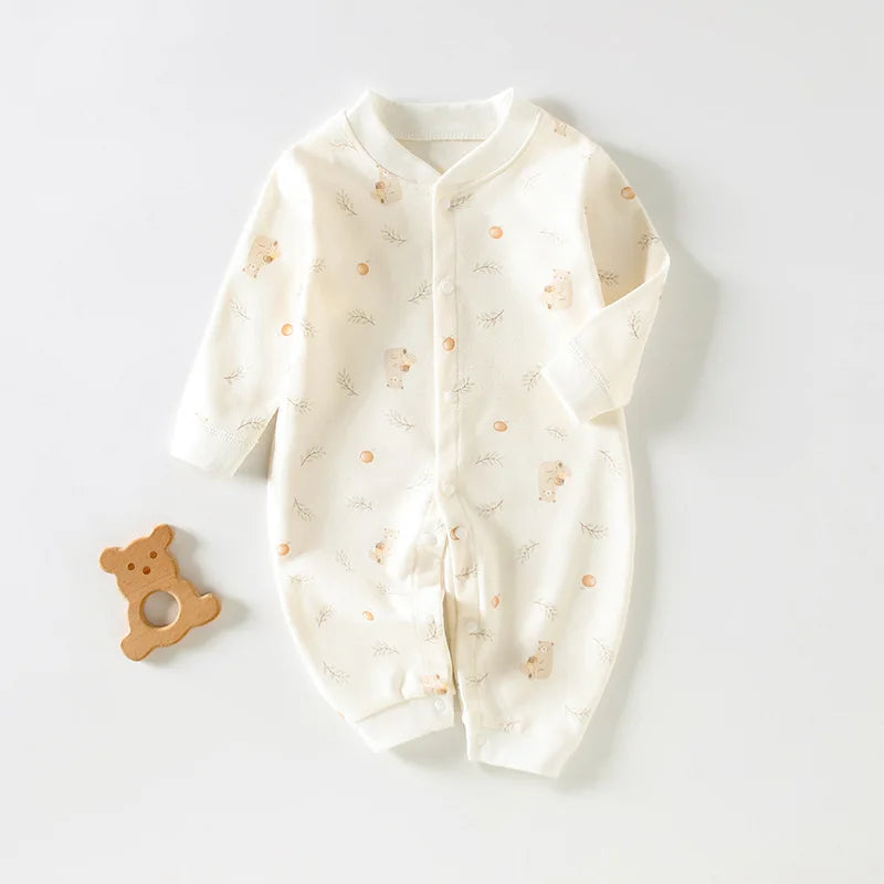 "VETEMENTS" Imprimés Mickey, combinaison confortable en coton pour bébé à manches longues