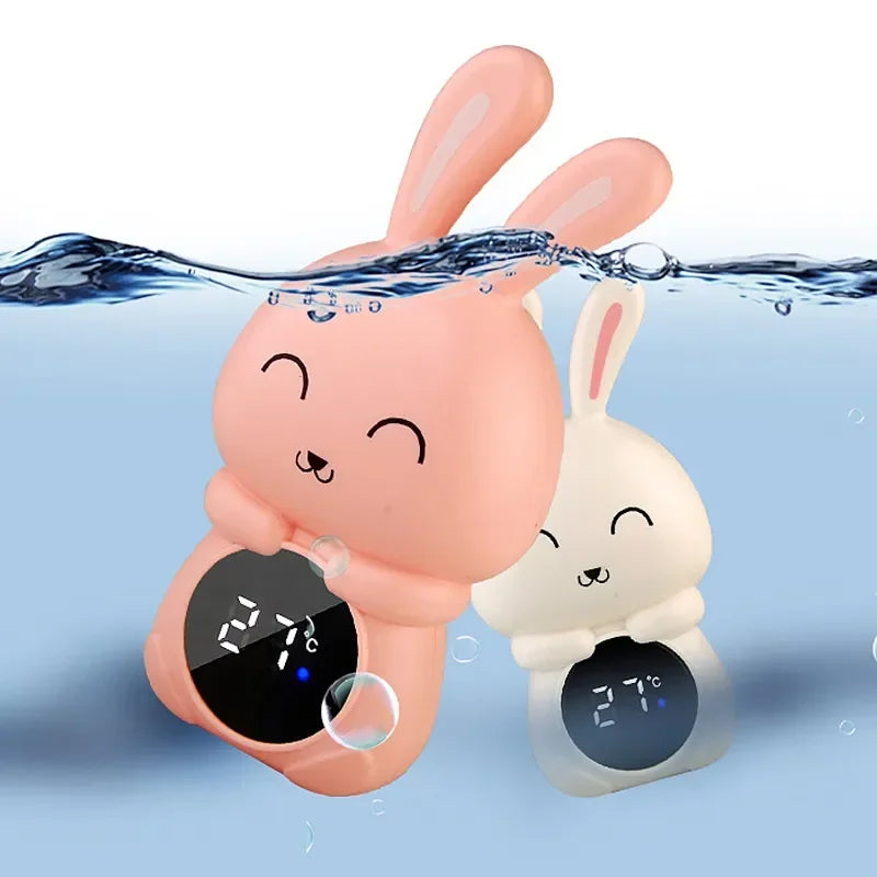"ACCESSOIRE" Compteur de température de bain pour bébé, eau numérique flottante, affichage LED, testeur de température, dessin animé de sécurité