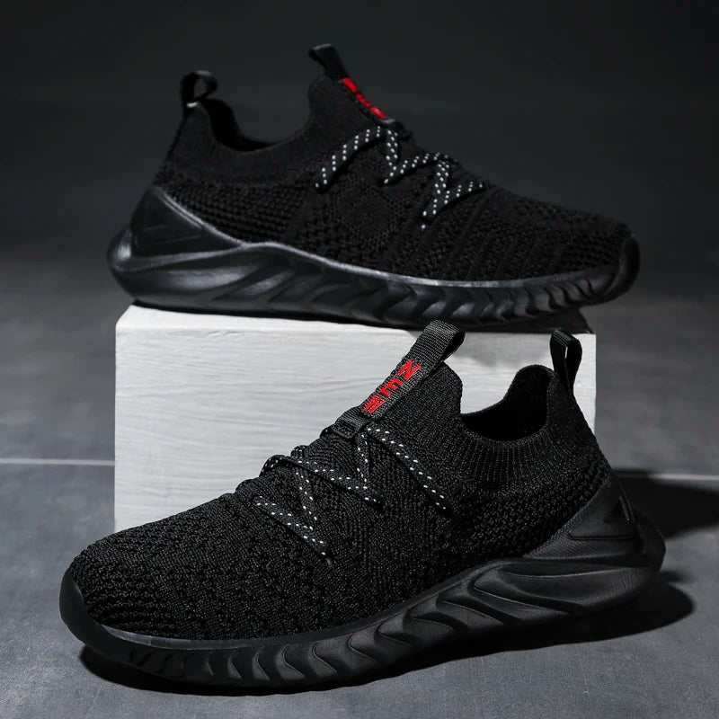 Four Seasons Children's Casual Sports Shoes with Mesh Breathable One Step Running Shoes