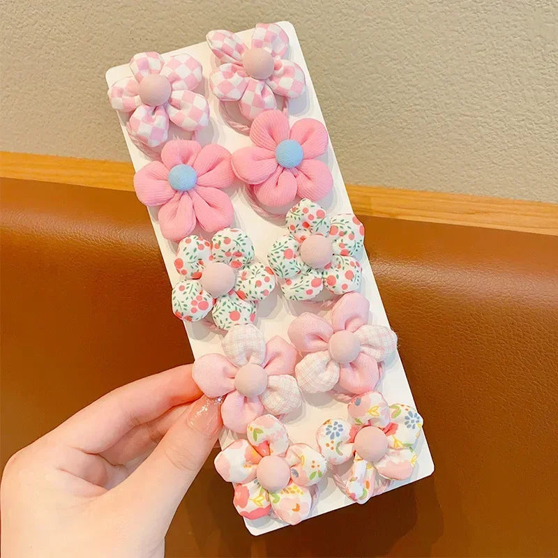 "ACCESSOIRE" Nouveaux élastiques à cheveux mignons pour enfants, avec motifs de fleurs et de fruits, pour filles et enfants. Accessoires de cheveux à offrir.