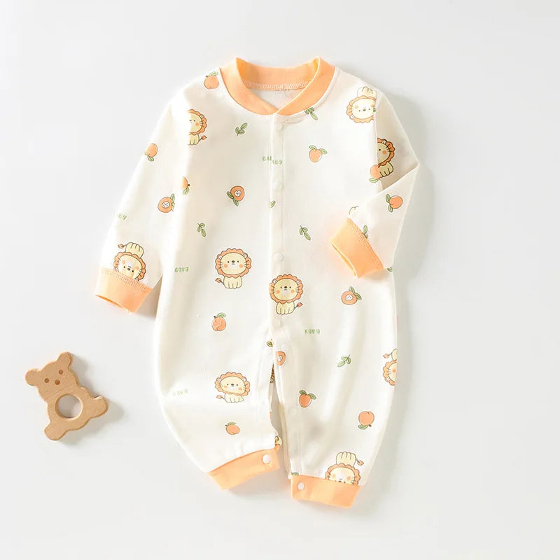 "VETEMENTS" Imprimés Mickey, combinaison confortable en coton pour bébé à manches longues