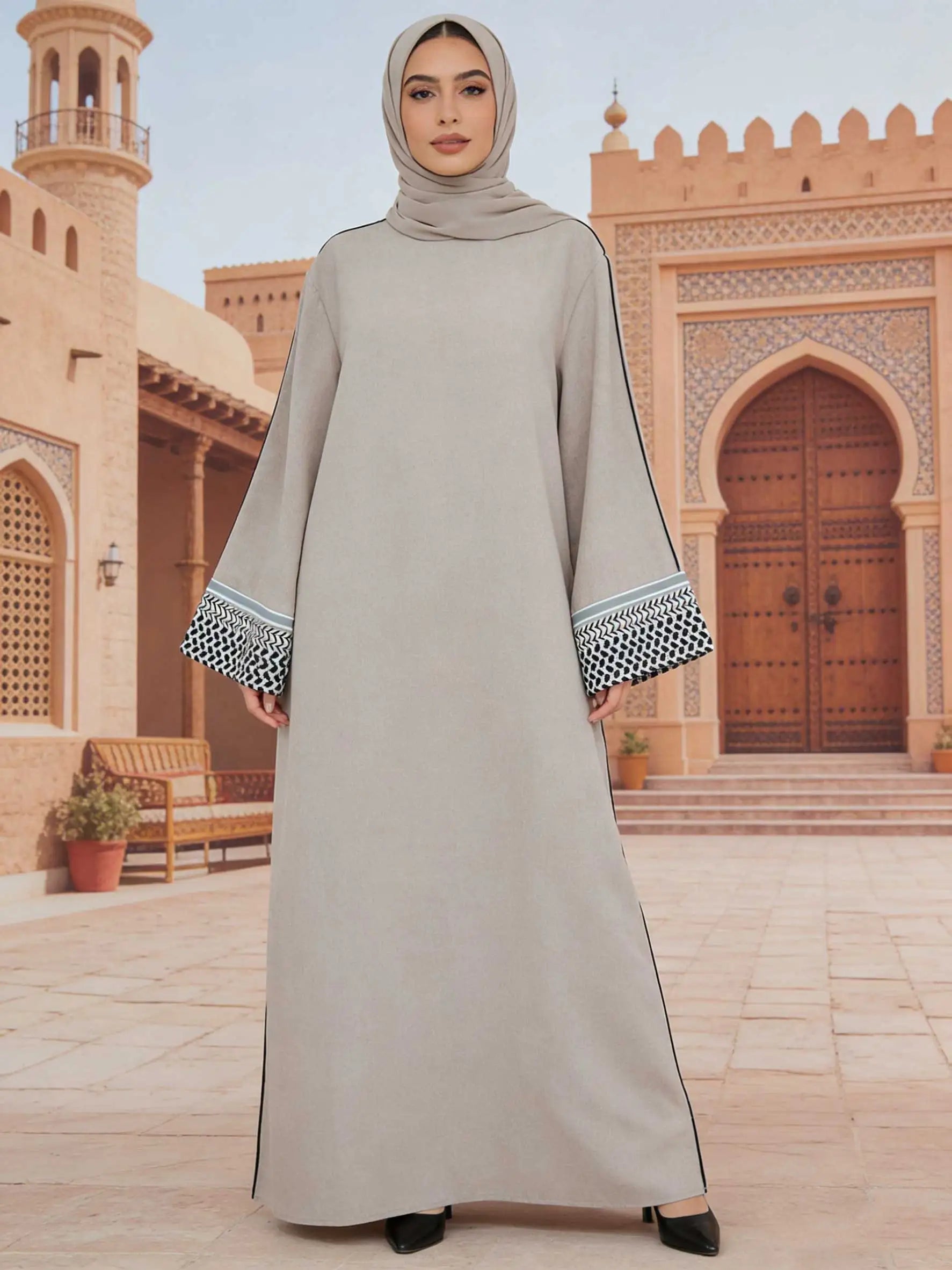 "SPECIAL RAMADAN" Elegant abayas for Muslim women from the Middle East, cardigan style, luxury dress; 2026 Ramadan Gorgeous Muslim Middle East Abayas Women Elegant Cardigan Fashion Robe Dubai Luxury Eid Islam Long Dress