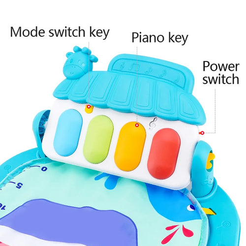"ACCESSOIRE" Tapis d'eveil pour bébé,activités: musique, jeux, piano couverture  0-36 mois