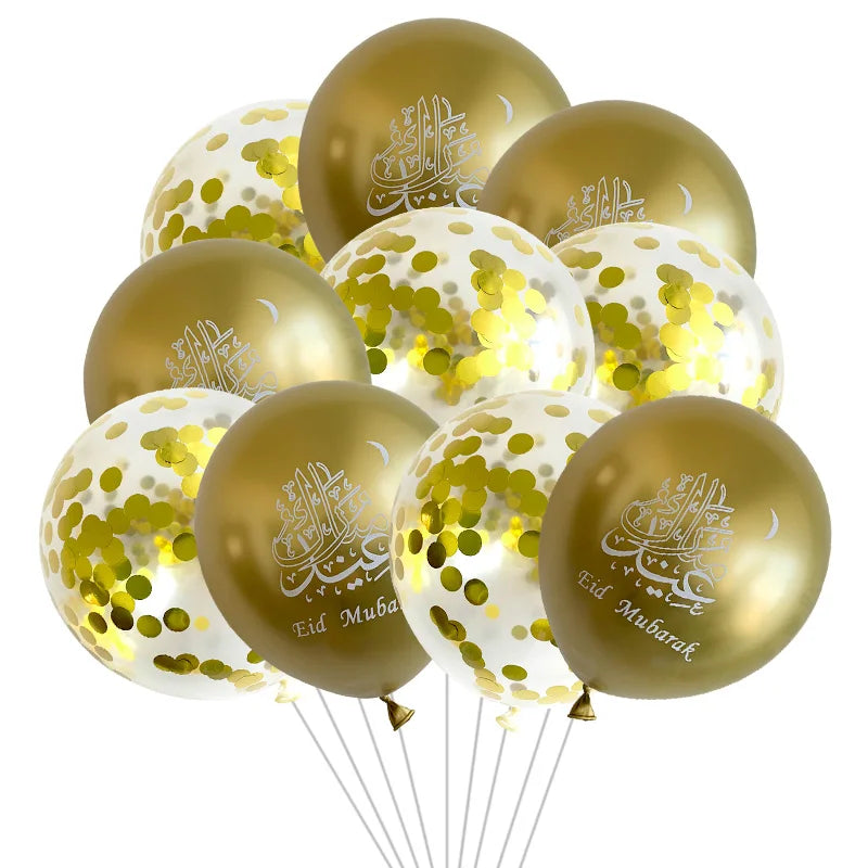 "SPECIAL RAMADAN" 1 ensemble de ballons lune étoile pour musulman EID Mubarak Festival maison bricolage décoration Ramadan Kareem enfants fête d'anniversaire Ballon Globos