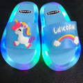 "CHAUSSURE" sandale pour enfants garçons et filles, chaussures imprimées d'animaux, style mignon éclairé