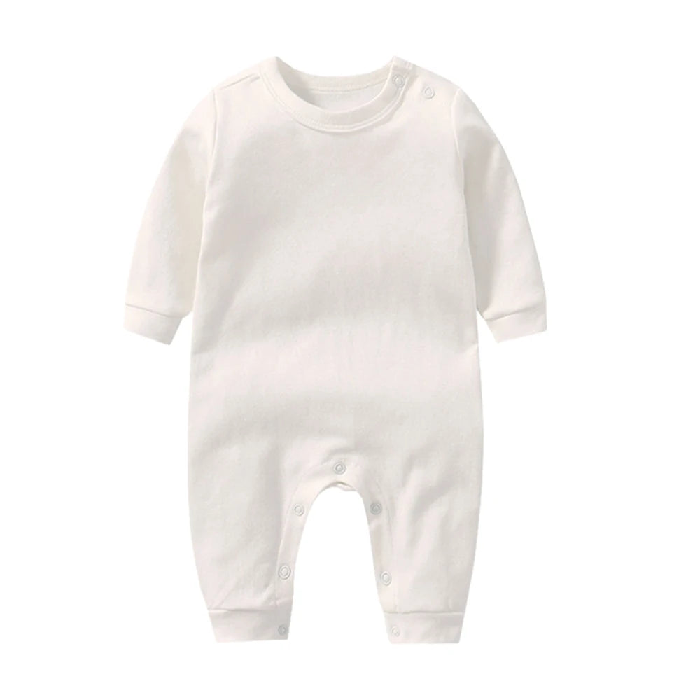 "COMBINAISON" Body en coton nouveau-né bébé, combishorts une pièce doux et uni