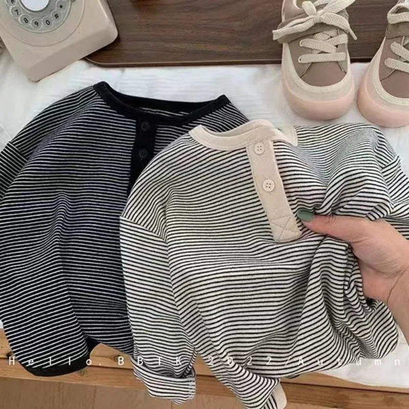"VETEMENTS" Sweat-shirt garçon à manches longues, vêtements pour enfants de 1 à 6 ans