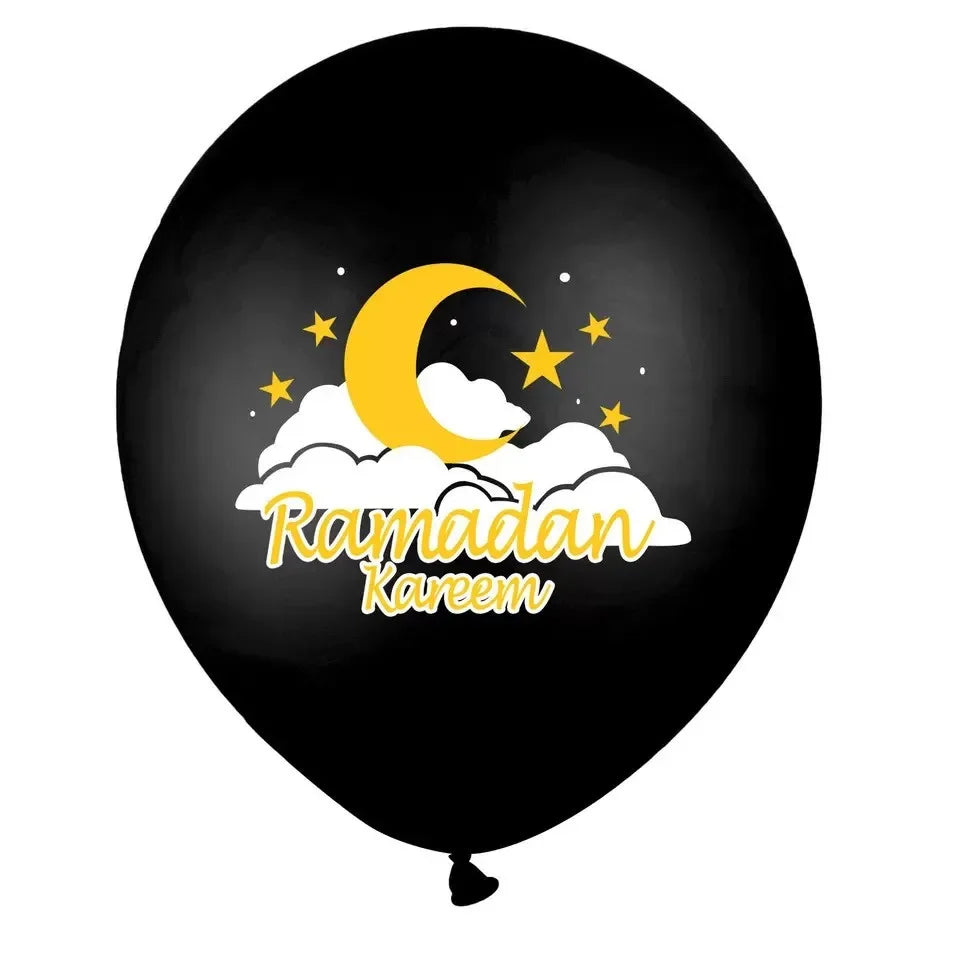 "SPECIAL RAMADAN" 10 pièces Eid Mubarak ballon en Latex Ramadan Kareem décoration Air Globos Ramadan Mubarak musulman islamique Festival fête fournitures 2024