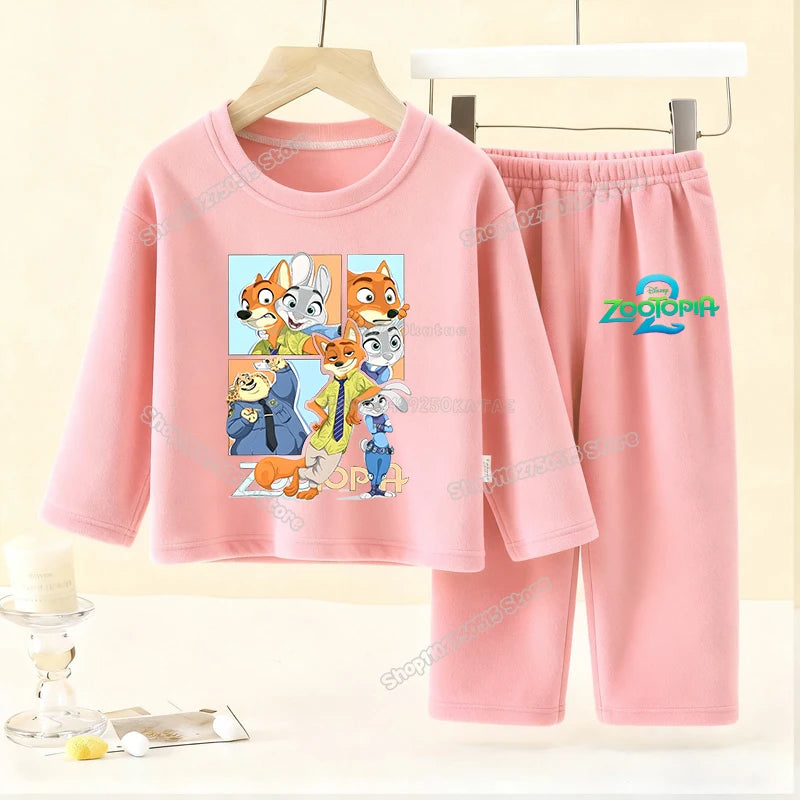"VETEMENTS" Zootopia 2,  Pyjamas 2 pièces ensemble enfants garçons/filles