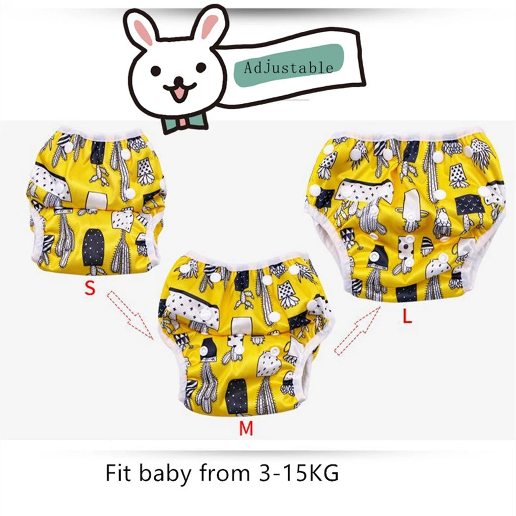 "ACCESSORY" Reusable, washable, and adjustable baby swim diaper (1 piece) for swimming lessons, baby shower gift, large size, baby boy or girl; 1pc Baby Swim Diapers Reusable Washable Adjustable for Swim