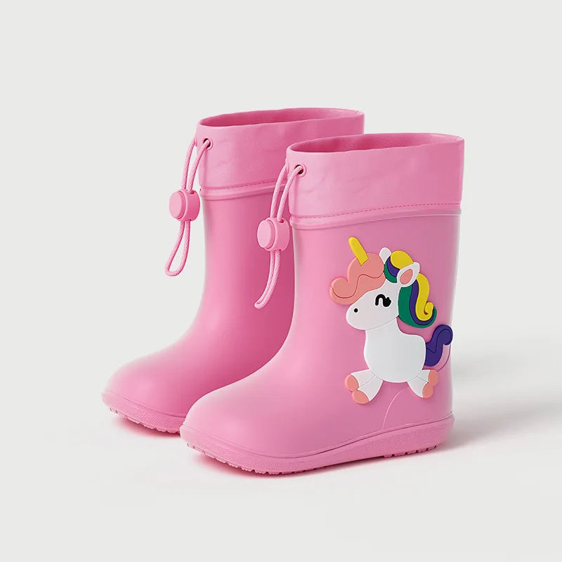 "CHAUSSURE" Bottes enfants fille garçon  de pluie imperméable tendance