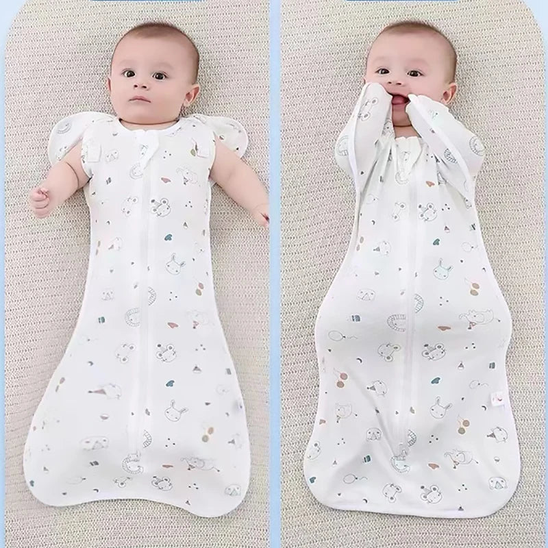 Newborn Photography Prop Baby Blankets Printed Infant Boys Girls Sleeping Swaddle Muslin Wrap Headband Set ﻿