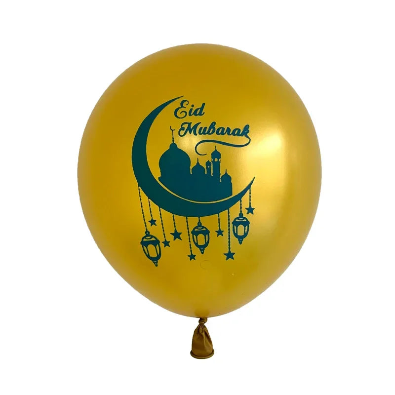 "SPECIAL RAMADAN" 10 pièces Eid Mubarak ballon en Latex Ramadan Kareem décoration Air Globos Ramadan Mubarak musulman islamique Festival fête fournitures 2024