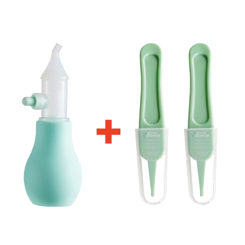 "ACCESSOIRE" Aspirateur Nasal en Silicone pour bébé, pompe d'aspiration, nettoyeur de nez pour enfants, dispositif de nettoyage du nez apaisant, outils de nettoyage Nasal