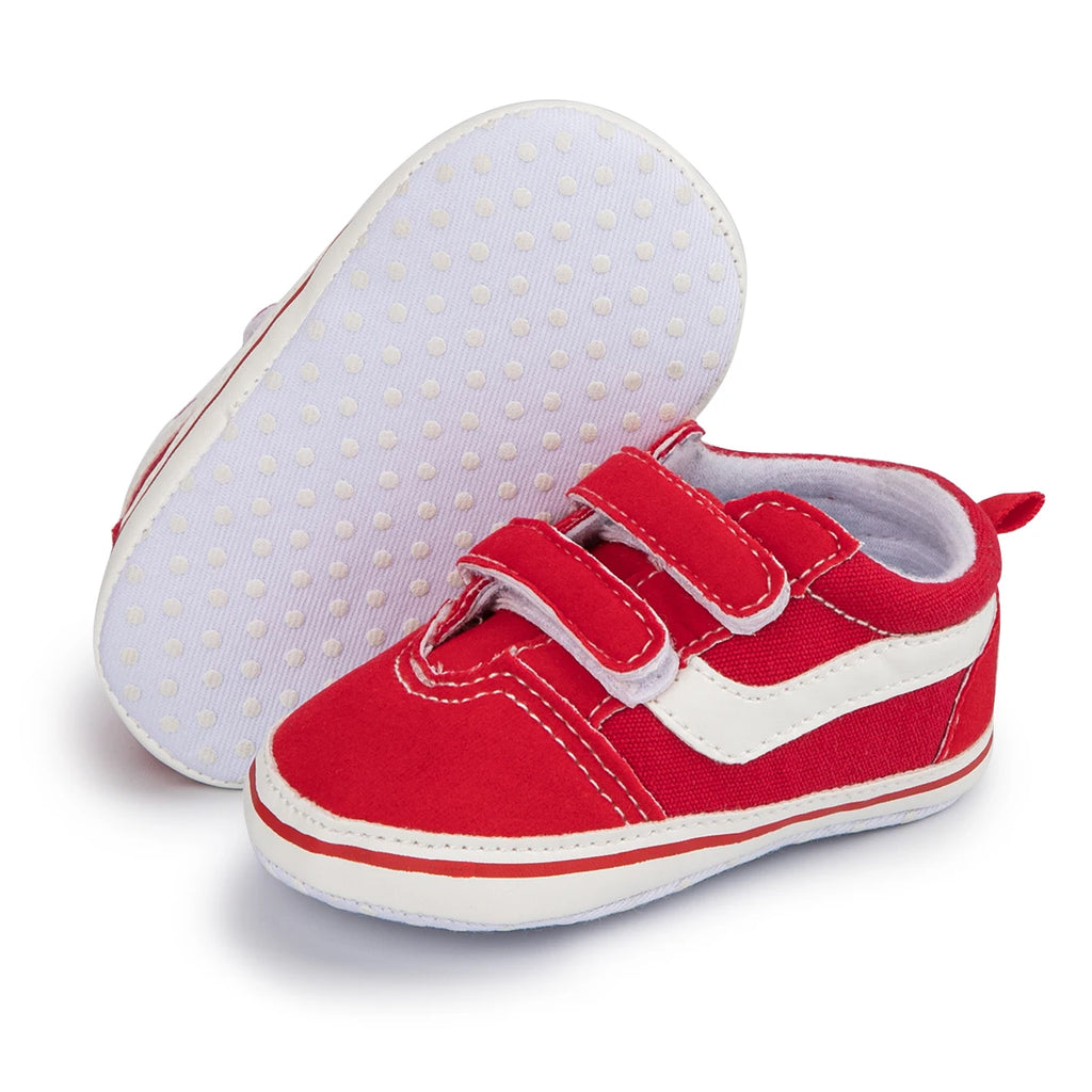 "CHAUSSURE" Baskets Classiques en Toile pour Bébé, mixte, décontractées, Souples, pour Premiers Pas