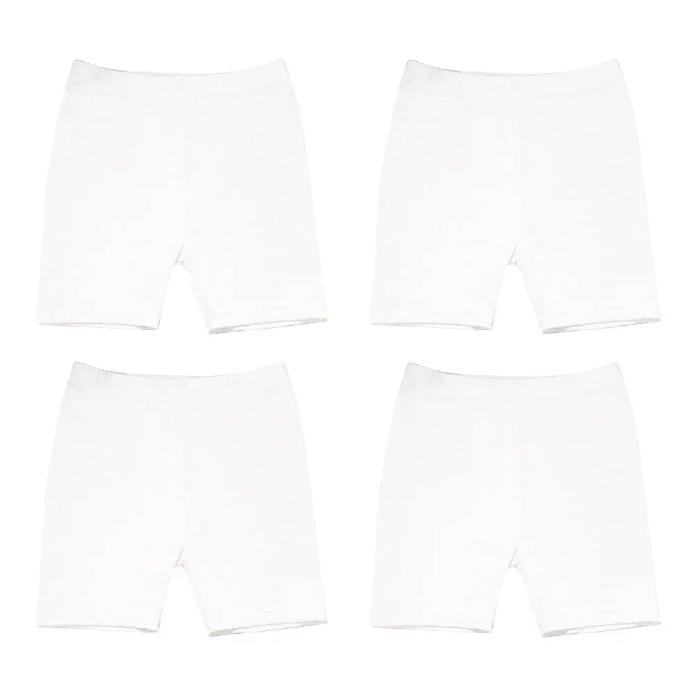 "VETEMENTS" Pantalons de sécurité pour filles, 4 pièces, Leggings de danse, Shorts, collants courts 3 à 12 ans