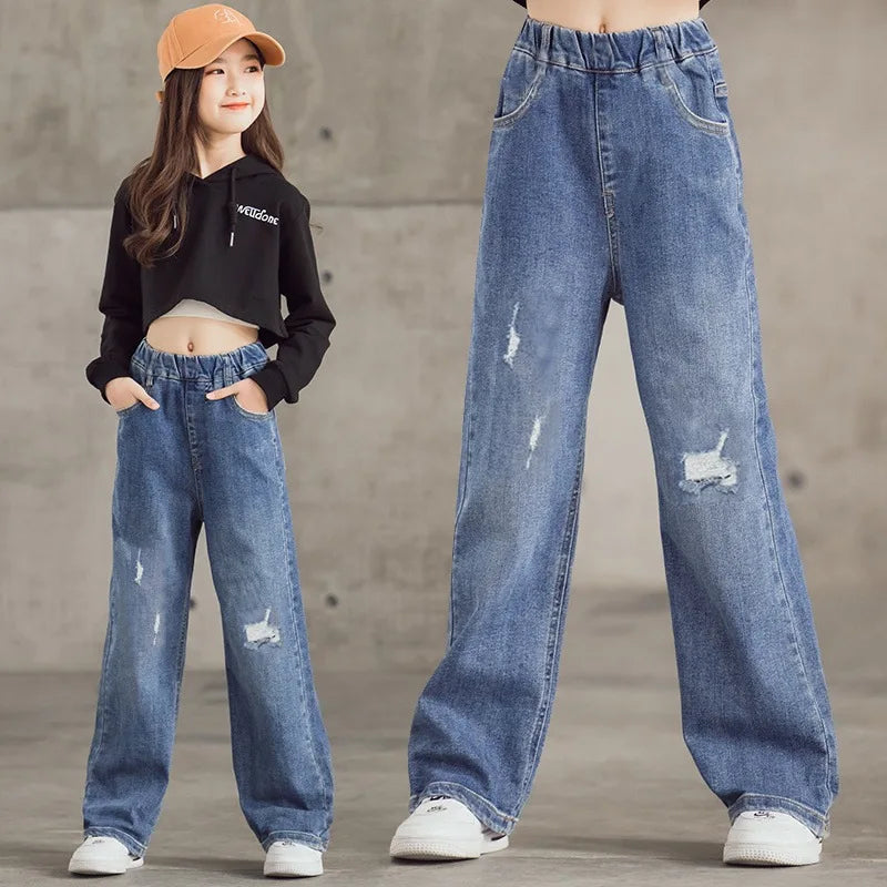 "VETEMENTS" Vêtements pour enfants, pantalons filles, jeans en Denim