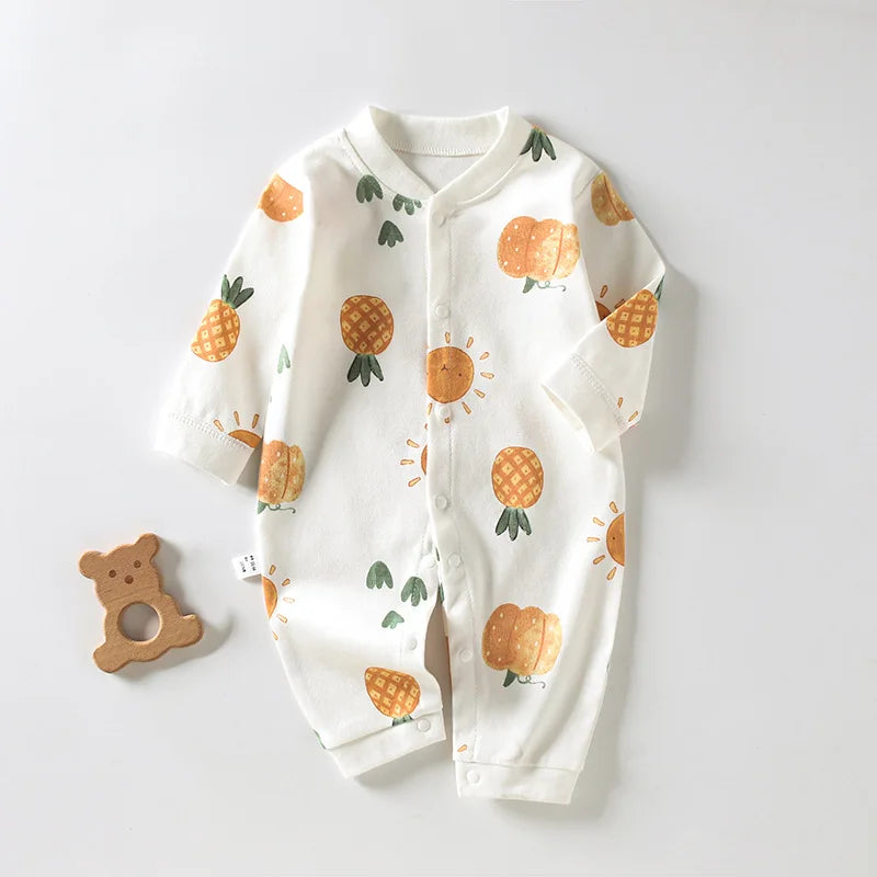 "VETEMENTS" Imprimés Mickey, combinaison confortable en coton pour bébé à manches longues
