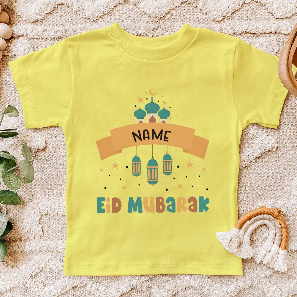 "SPECIAL RAMADAN" Personalized Eid Mubarak baby bodysuit with name, Eid Ramadan outfit for boys and girls; Personalized Eid Mubarak Baby Bodysuit Custom Name Boys Girls Eid Ramadan