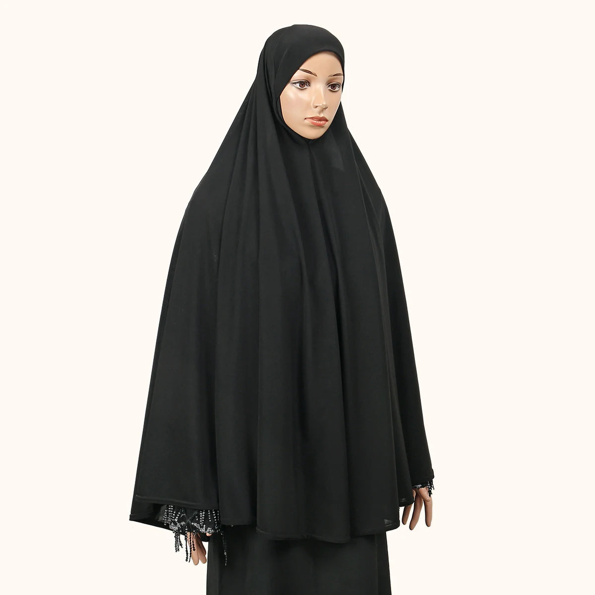 "SPECIAL RAMADAN" Abayas pour femmes musulmanes, couverture complète, Hijab intérieur en coton de qualité supérieure, Hijab en chanvre, robe de prière du Ramadan