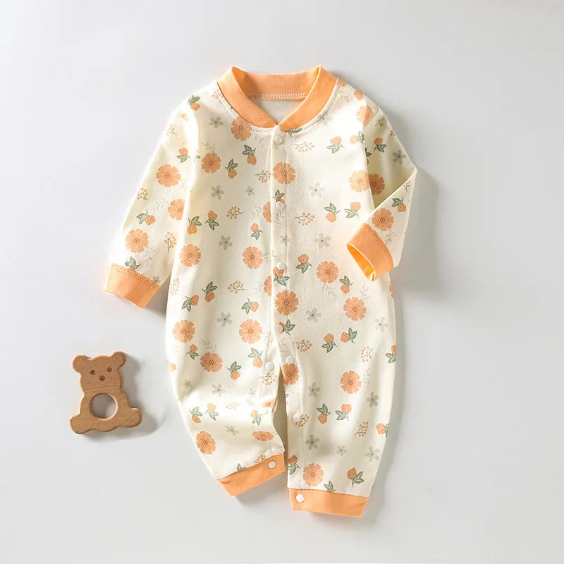"VETEMENTS" Imprimés Mickey, combinaison confortable en coton pour bébé à manches longues