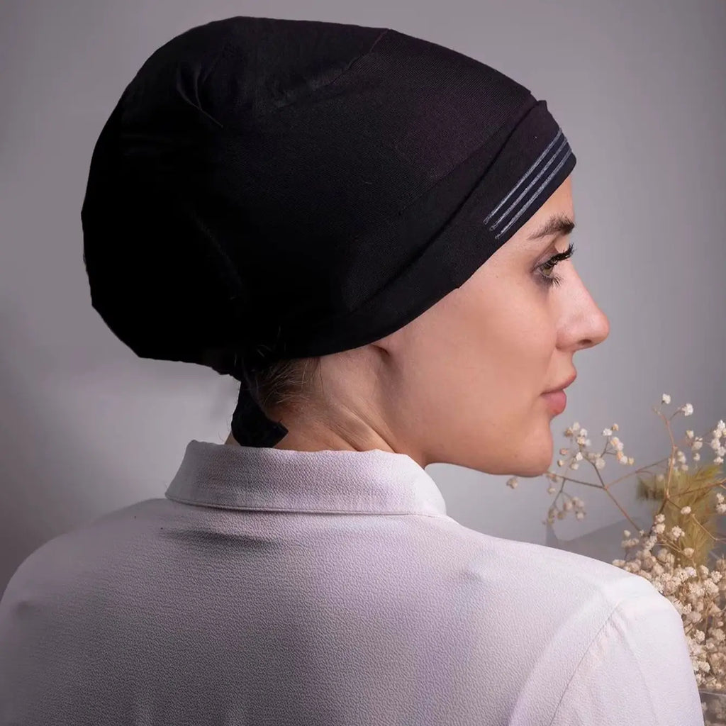 "SPECIAL RAMADAN" Casquette Hijab musulmane instantanée, couleur unie, avec bandes antidérapantes, sous-capuchon pour Ramadan, écharpe, Turban extensible, couvre-chef islamique