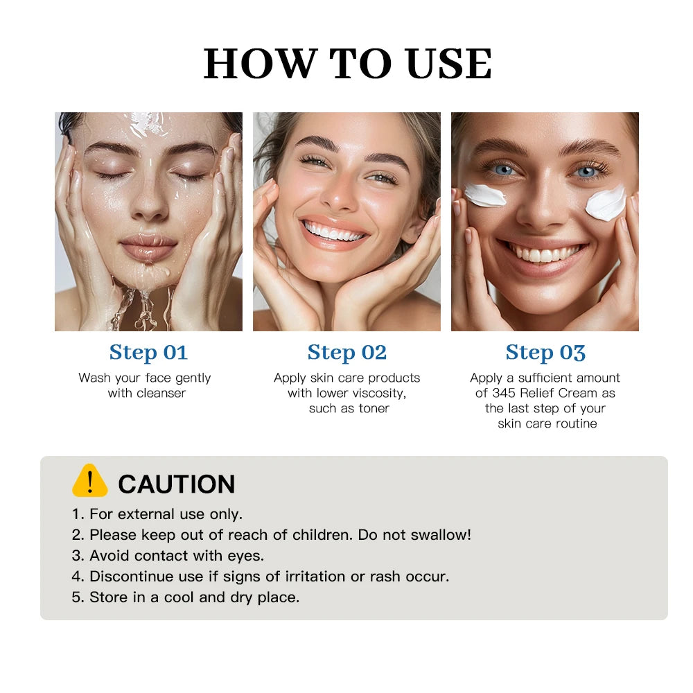 "SOIN" Crème anti-imperfections hydratante, nourrit la peau et fournit un soin apaisant