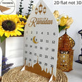 "SPECIAL RAMADAN" 30-Day Ramadan Calendar - Dates in Arabic and English; 30-Day Ramadan Countdown Calendar - Arabic/English Dates &amp; Numbered Days - Contemporary Ramadan Decorations for Home Tab