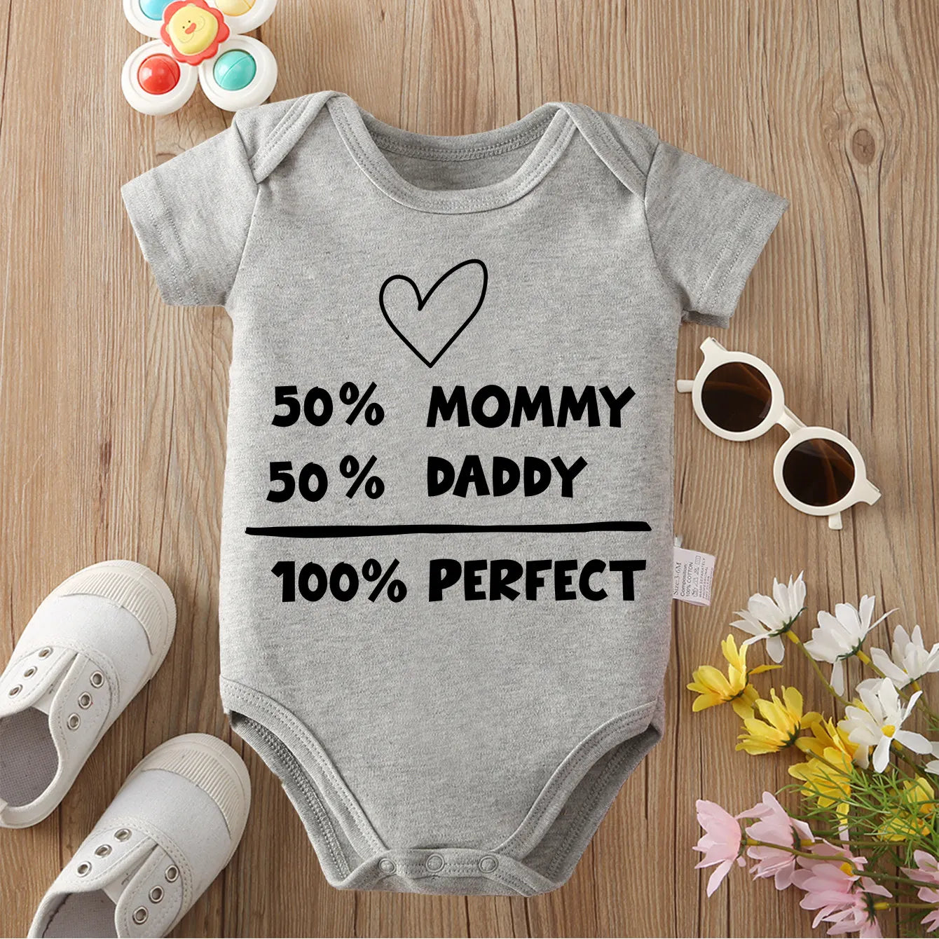 "COMBINAISON" 100% coton Onesie tissus imprimé, body confortable pour bébé 0 à 12 mois