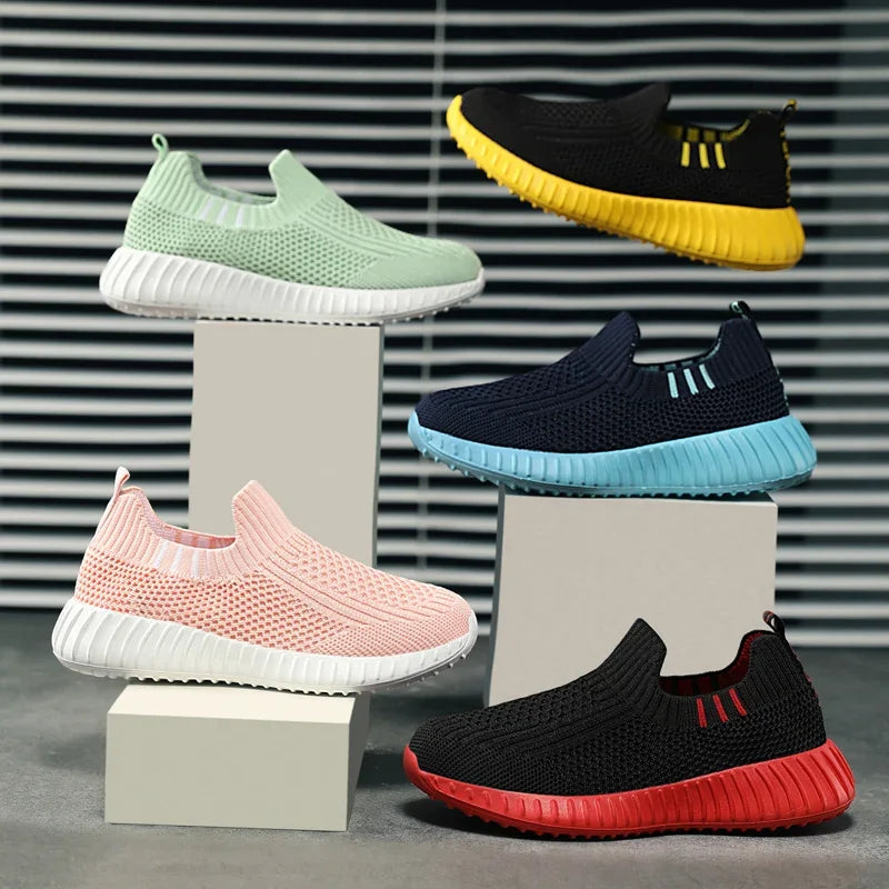 "CHAUSSURE" Chaussure pour Enfant Garçon et Fille, Baskets Respirantes en Maille, Semelle Souple