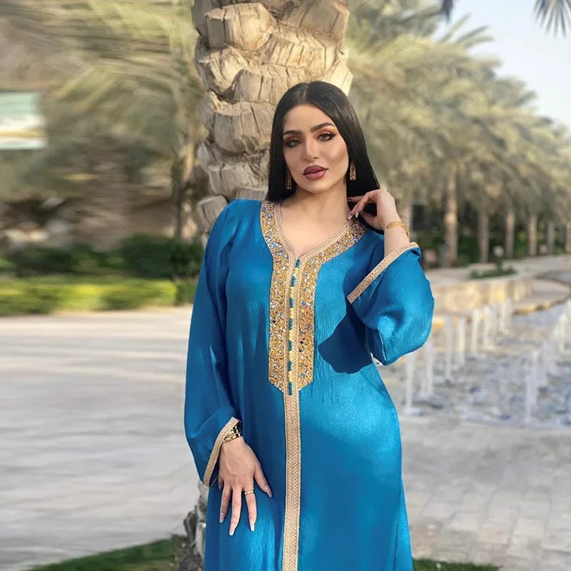 "SPECIAL RAMADAN" Robe Hijab musulmane pour femmes, Eid Ramadan, Abayas Mubarak, Abaya Dubai, Jalabiya, Caftan Marocain, Robe de soirée turque, Vêtements Islamiques