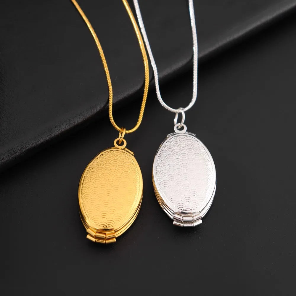 "SPECIAL RAMADAN" Cadre Photo islamique Allah Coran, 1 pièce, pendentif pour hommes et femmes, collier pouvant être placé, Photo, bijoux religieux à la mode, cadeau