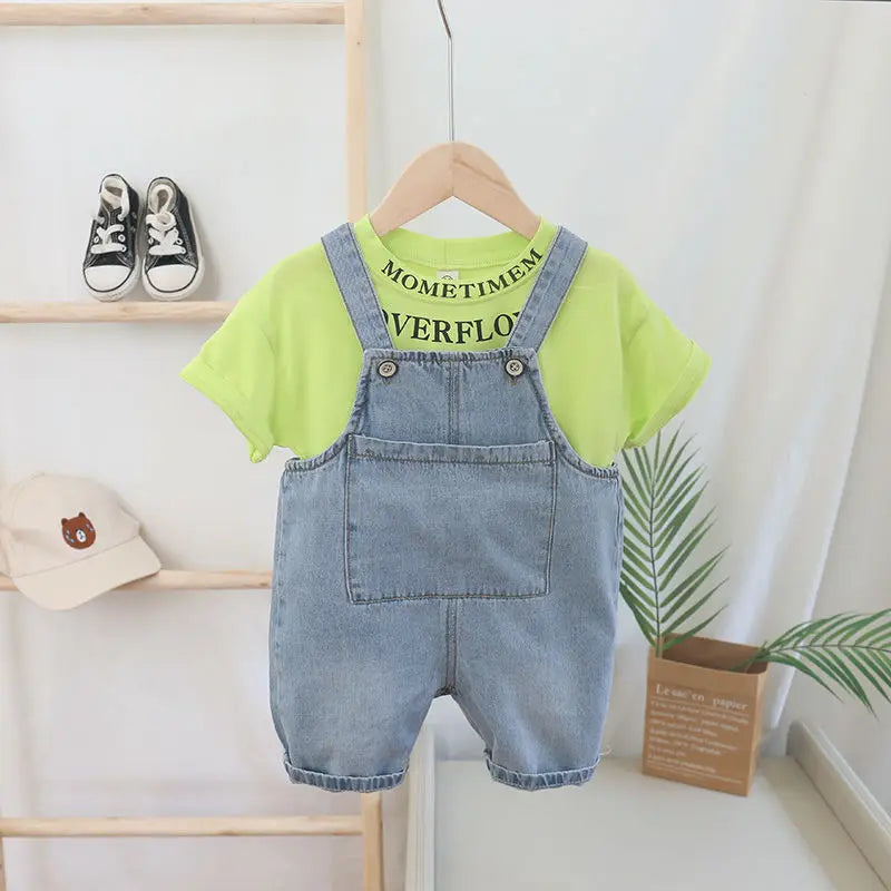 "VETEMENTS" Ensembles de vêtements tendance pour bébés garçons,salopettes pour enfants
