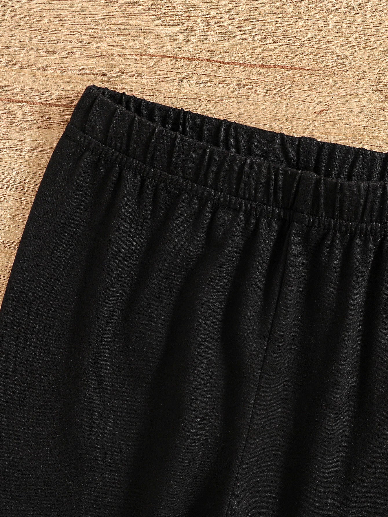 "VETEMENTS" Ensemble 2 pièces pour filles à la mode avec haut imprimé à col rond et un pantalon décontracté