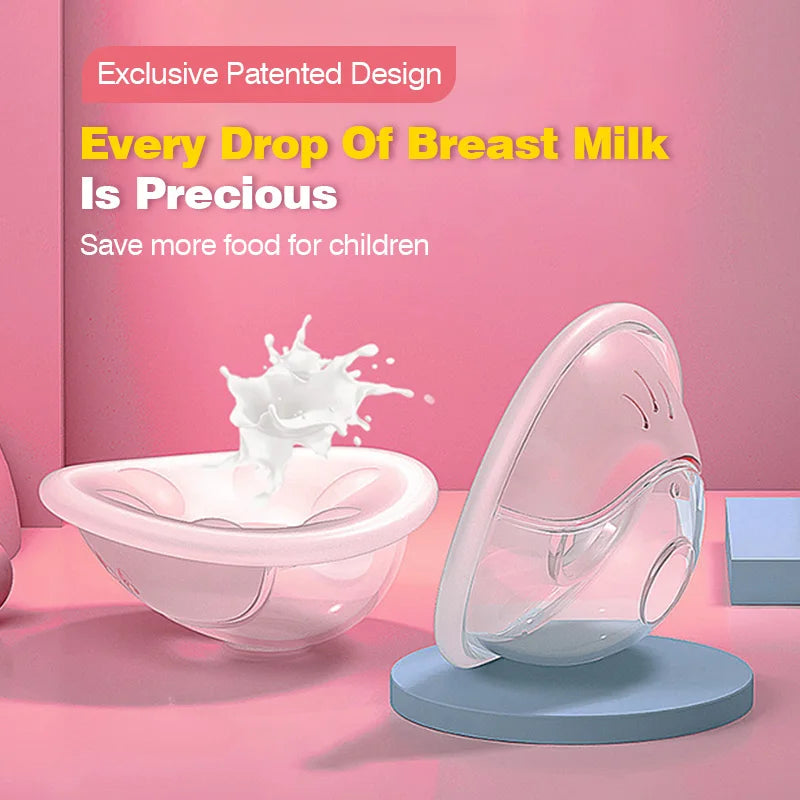 "SOIN" MAMIJOY Lot de 2 collecteurs de lait portables pour l'allaitement, en silicone, en forme de coquillage