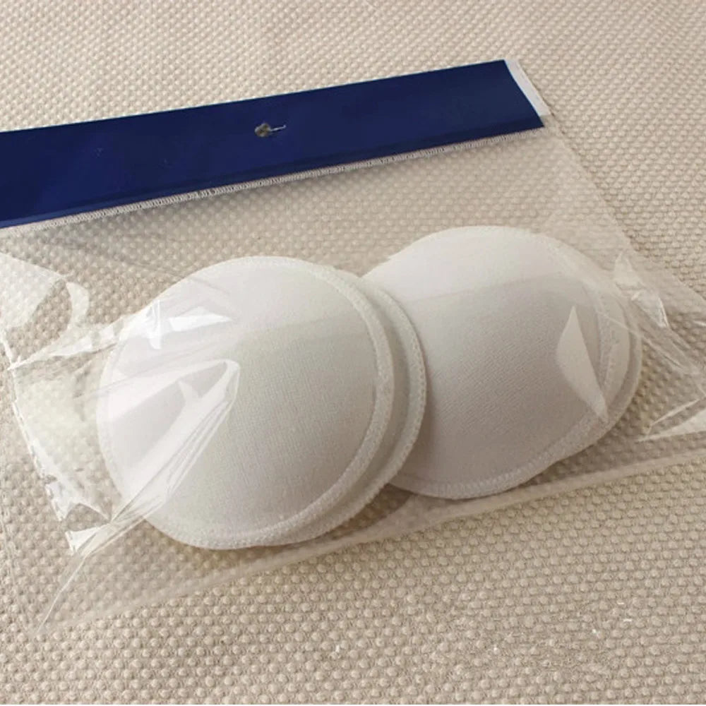 "SOIN" Coussinets d'allaitement en bambou lavables et imperméables, réutilisables, lot de 4