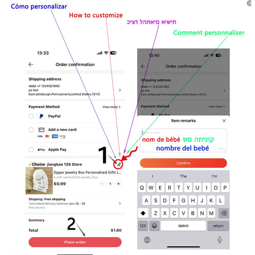 "ACCESOIRE" Bonnet personnalisé pour nouveau-né avec nom, annonce de naissance, premier chapeau pour bébés, cadeaux de baby shower; Newborn Coming Home Hat Custom Baby Beanie with Name Birth Announcement First Hat for Bab