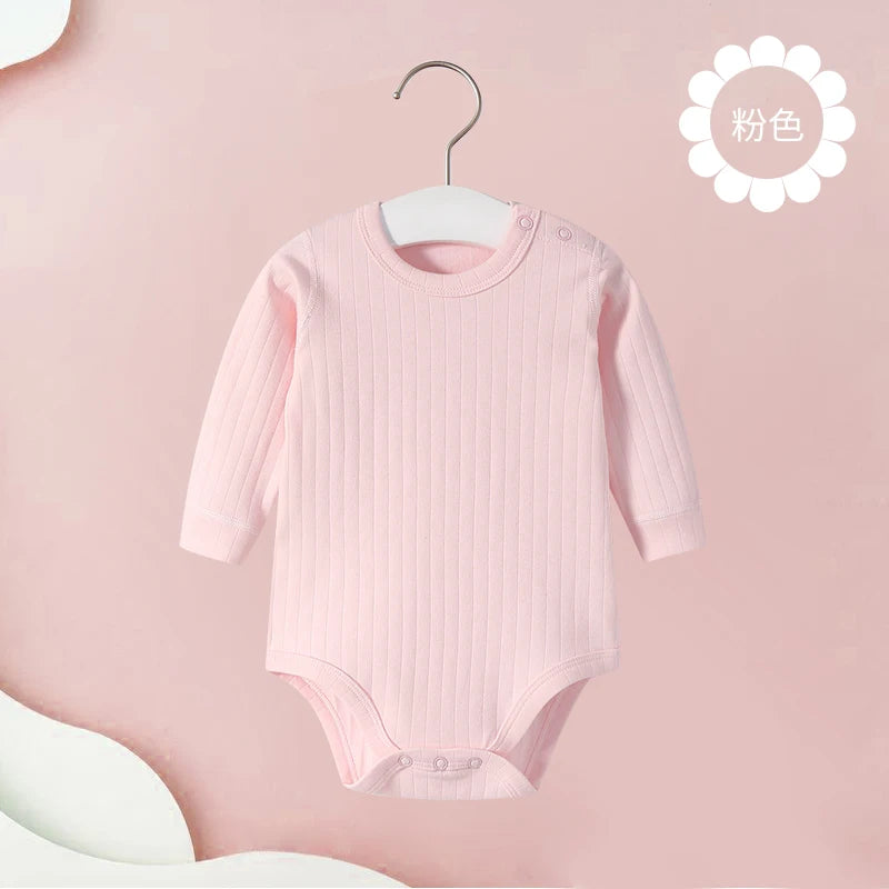 "COMBINAISON" Barboteuse en Coton Doux à Manches pour Bébé de 0 à 24 Mois