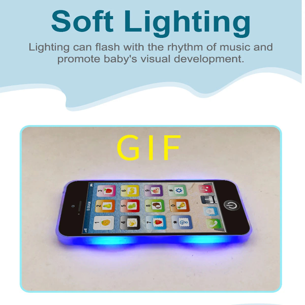 "JOUET" Téléphone ludique et éducatif pour enfants - Simulation interactive