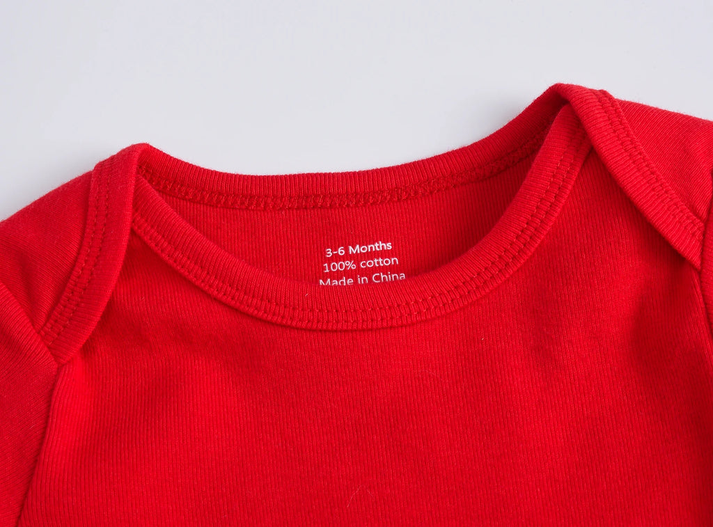 "COMNINAISON" Lots Body bébé unisexe, combinaison une pièce en coton doux à manches longues