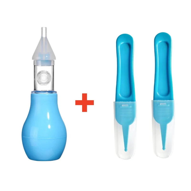 "ACCESSOIRE" Aspirateur Nasal en Silicone pour bébé, pompe d'aspiration, nettoyeur de nez pour enfants, dispositif de nettoyage du nez apaisant, outils de nettoyage Nasal