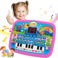 "JOUET" Tablette LED éducative pour enfants (dès 3 ans) : apprentissage de la lecture, des mathématiques et de la musique, sert également de clavier électronique