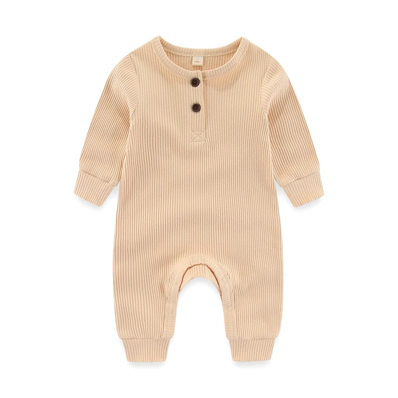 "VETEMENTS" Combinaisons unisexes à manches longues pour bébés garçons et filles, en coton doux