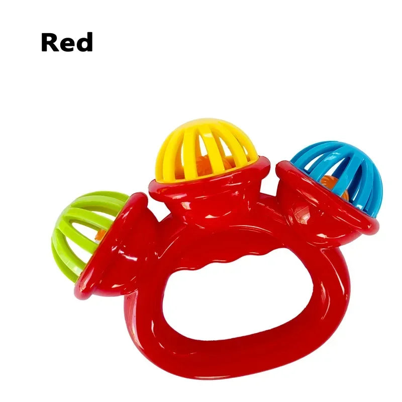 1/4PCS Newborn Hand Rattle Ball Baby Toys Grasping Hand Bell Sensory Toys Kids Safety Materials Toys for Baby Children Best Gift