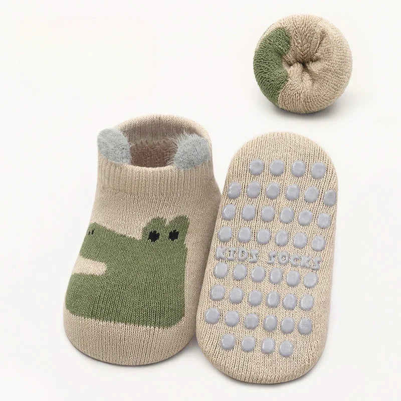 Autumn Winter Thicken Baby Toddler Thermal Socks Trampoline Socks Warm Kids Boy Girls Floor Socks Children Clothing Accessories