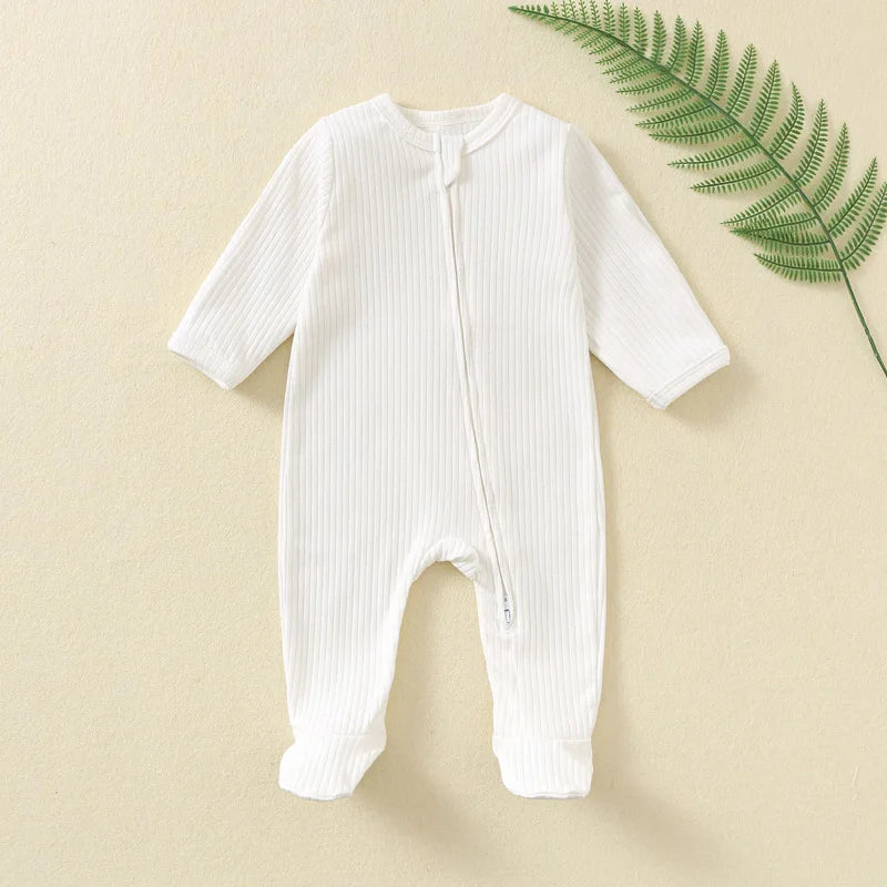 "COMBINAISON" Body en coton nouveau-né bébé, combishorts une pièce doux et uni