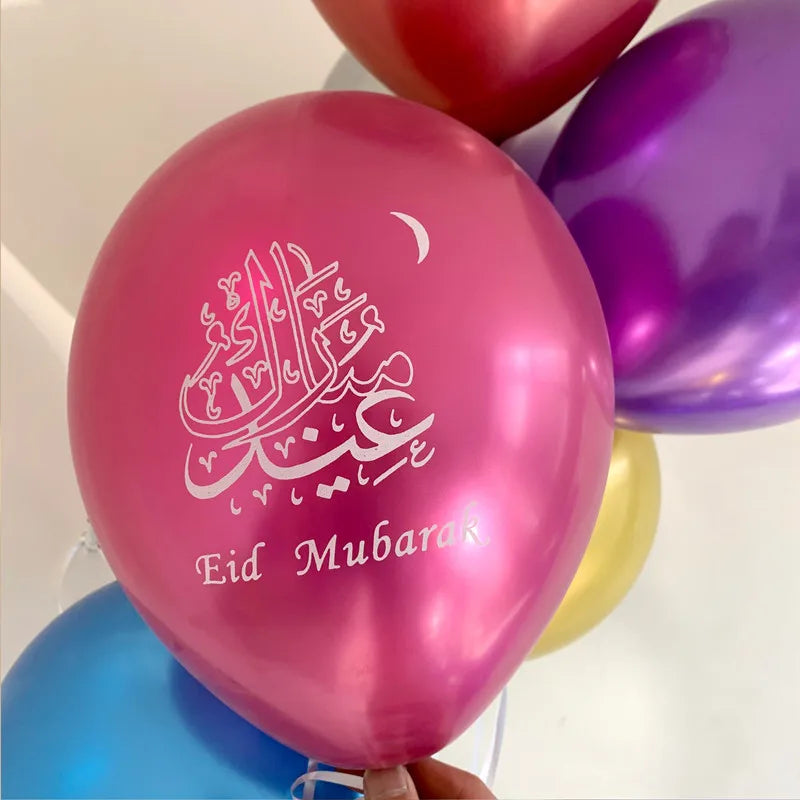 "SPECIAL RAMADAN" 10 pièces Eid Mubarak ballons en Latex ballons Ramadan Kareem décoration Ramadan Mubarak musulman islamique Festival fête bricolage décorations